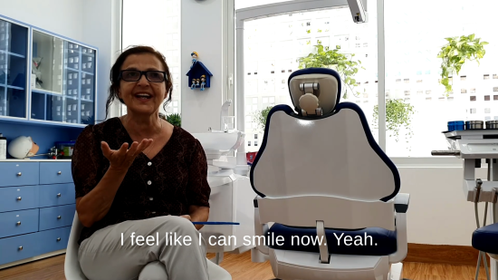 “I wanna to smile again” – Mrs.Lucia said