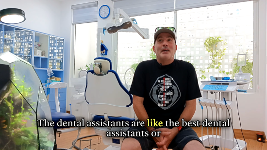 “A truly changing life experience” – Mr.Aaron said after finishing the dental treatment